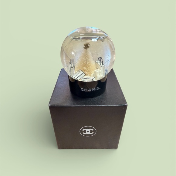 CHANEL Accessories - CHANEL Snow Globe with Gold and Silver Accents